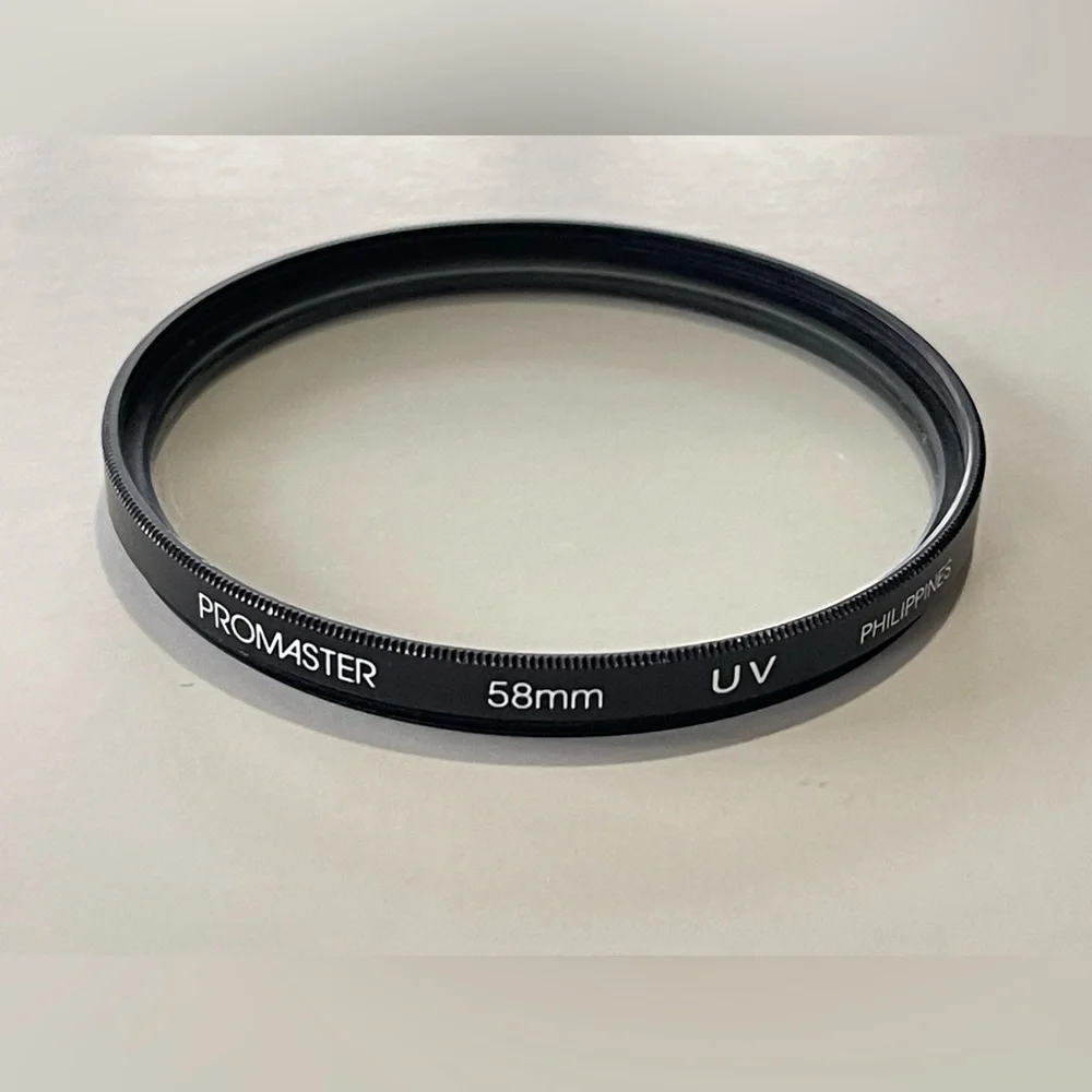 PROMASTER 58mm UV CAMERA LENS FILTER